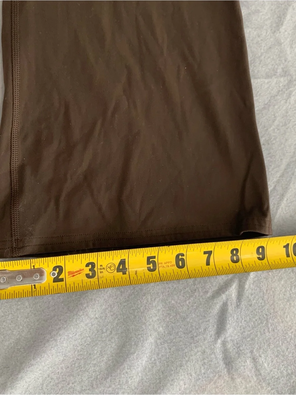 ALO Yoga Softsculpt Foldover Pants Sz XXS/S Expresso Wide-Leg High Waist